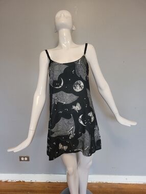 Cosmic Drifters Nocturnal Print Slip Dress, VGUC, Approximate Size S